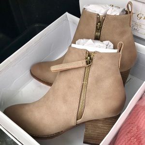 Taupe Booties